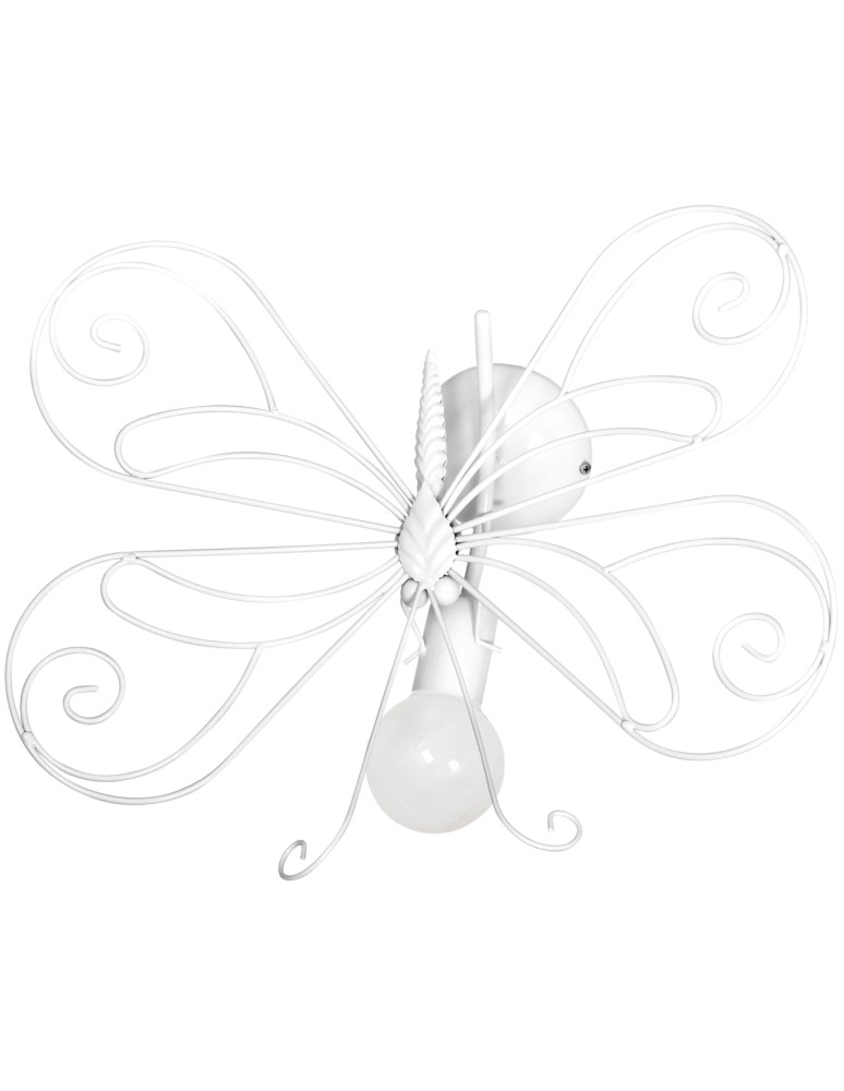 Milagro Kinikiet MOTYL 2 WHITE 1xE27 MLP5331 Milagro Kinikiet MOTYL 2 WHITE 1xE27 MLP5331