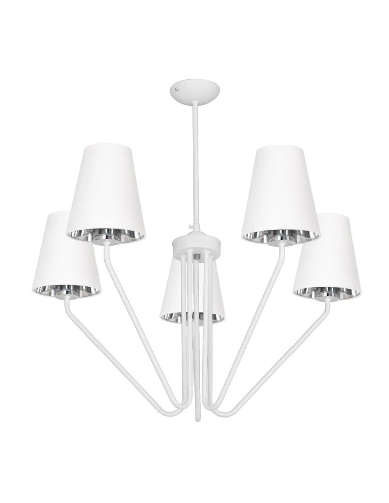 Milagro Żyrandol VICTORIA WHITE 5xE27 MLP4918