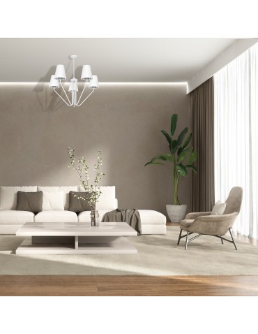 Milagro Żyrandol VICTORIA WHITE 5xE27 MLP4918 - produkt 2