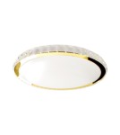 Lampy sufitowe z kryształami - Milagro Plafon Layla Gold 33W ściemnialny + pilot ML8130 - product 1