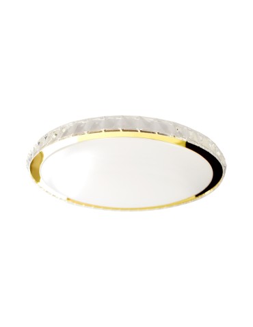Milagro Plafon Layla Gold 33W ściemnialny + pilot ML8130