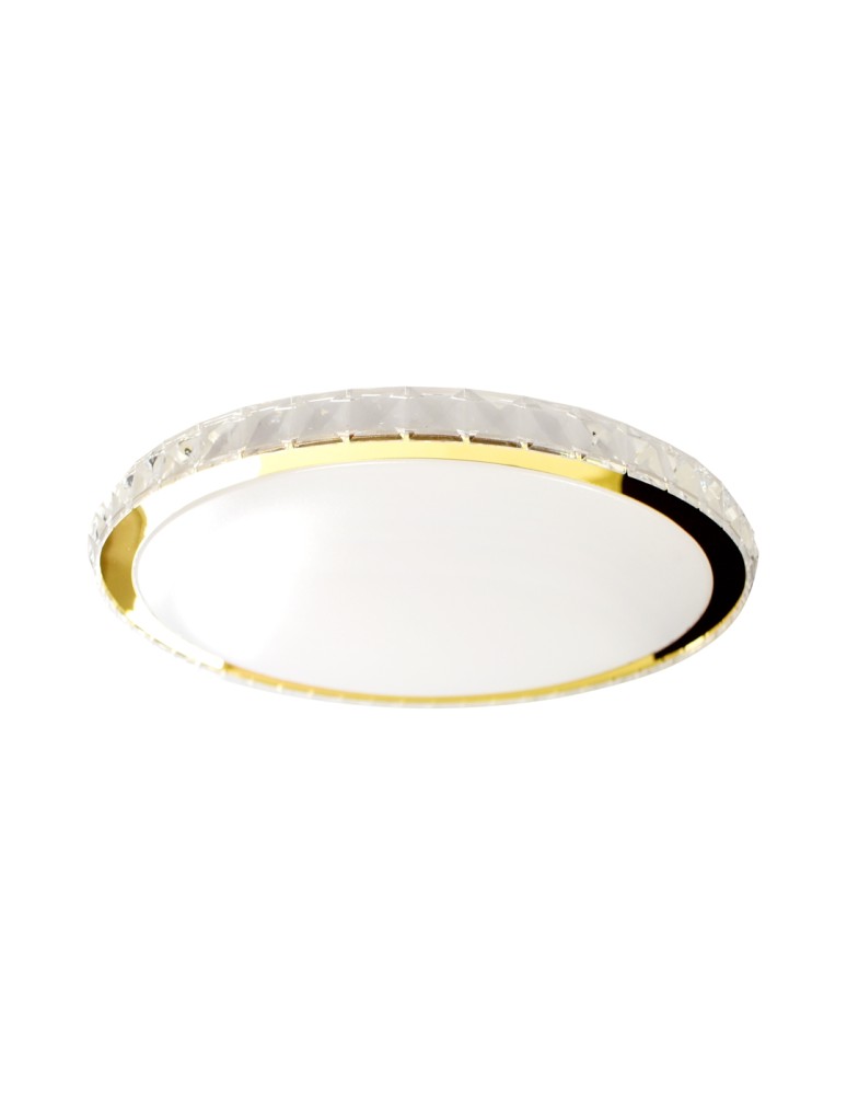Milagro Plafon Layla Gold 33W ściemnialny + pilot ML8130