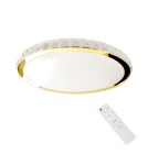 Lampy sufitowe z kryształami - Milagro Plafon Layla Gold 33W ściemnialny + pilot ML8130 - product 2