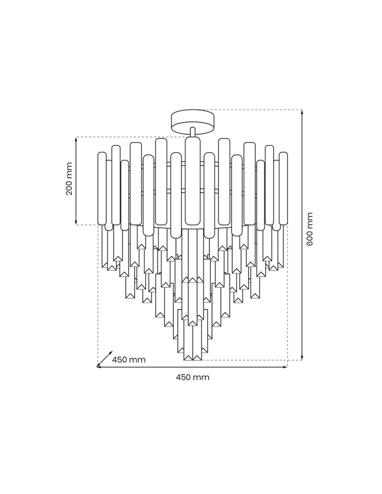 Milagro Plafon MADISON CHROME 9xE14 ML8805