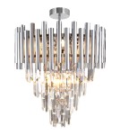 Lampy sufitowe z kryształami - Milagro Plafon MADISON CHROME 9xE14 ML8805 - product 6