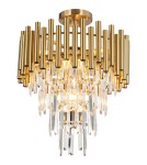 Lampy sufitowe z kryształami - Milagro Plafon MADISON GOLD 9xE14 ML8806 - product 6