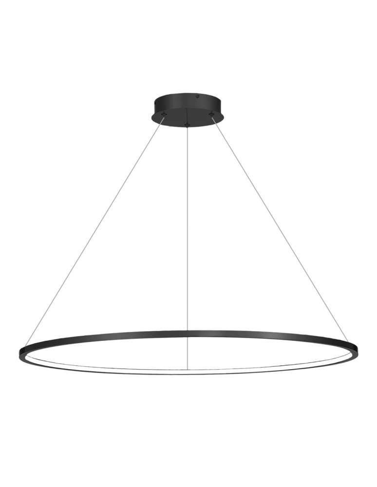 Milagro Lampa wisząca Saturno Black 57W LED ML8862