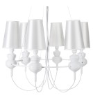 Lampy wiszące designerskie - Step into Design Lampa wisząca QUEEN-6 biała  - product 2