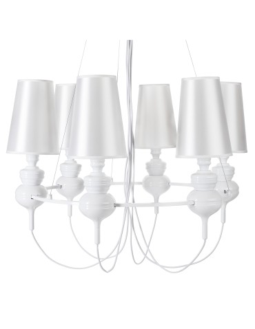 Step into Design Lampa wisząca QUEEN-6 biała  - produkt 2