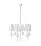 Lampy wiszące designerskie - Step into Design Lampa wisząca QUEEN-6 biała  - product 5