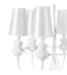 Lampy wiszące designerskie - Step into Design Lampa wisząca QUEEN-6 biała  - product 7