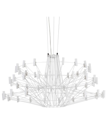 Step into Design Lampa wisząca MADAME L biała 100cm