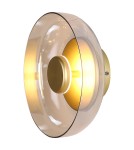 Step into Design Lampa ścienna DISCO LED złota 23cm Step into Design Lampa ścienna DISCO LED złota 23cm