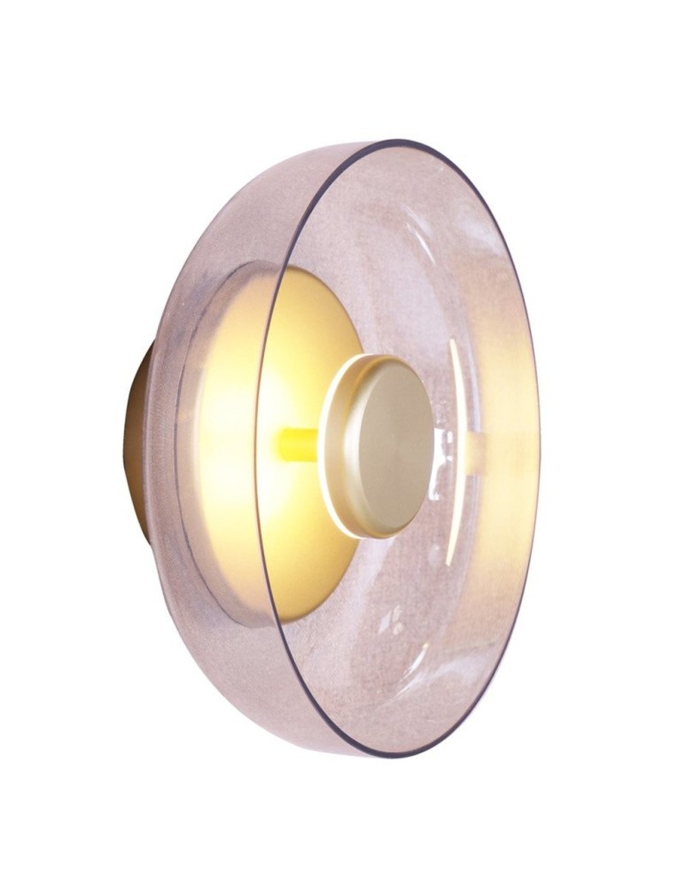 Step into Design Lampa ścienna DISCO LED złota 23cm Step into Design Lampa ścienna DISCO LED złota 23cm