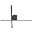 Step into Design Lampa ścienna ASTA czarna 78cm Step into Design Lampa ścienna ASTA czarna 78cm