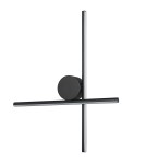 Step into Design Lampa ścienna ASTA czarna 78cm Step into Design Lampa ścienna ASTA czarna 78cm