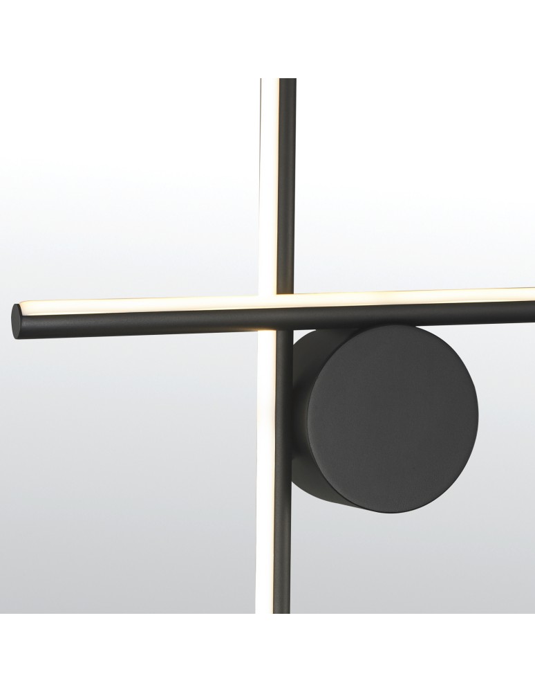Step into Design Lampa ścienna ASTA czarna 78cm Step into Design Lampa ścienna ASTA czarna 78cm
