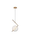 Step into Design Lampa wisząca AMORE- 1 złota 24cm