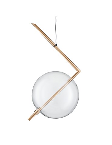 Step into Design Lampa wisząca AMORE- 1 złota 24cm - produkt 2