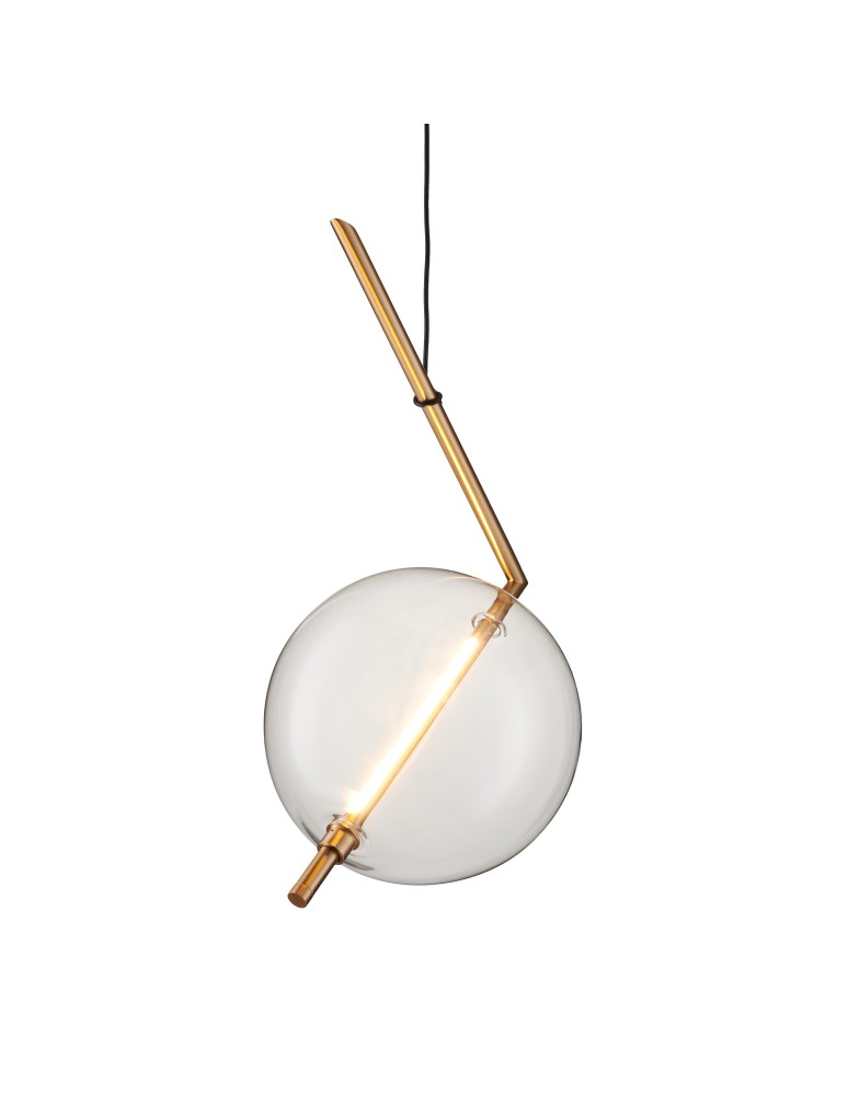 Step into Design Lampa wisząca AMORE- 1 złota 24cm