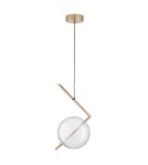 Lampy wiszące kule - Step into Design Lampa wisząca AMORE- 1 złota 24cm - product 7