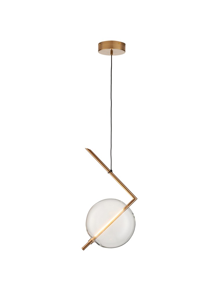 Step into Design Lampa wisząca AMORE- 1 złota 24cm