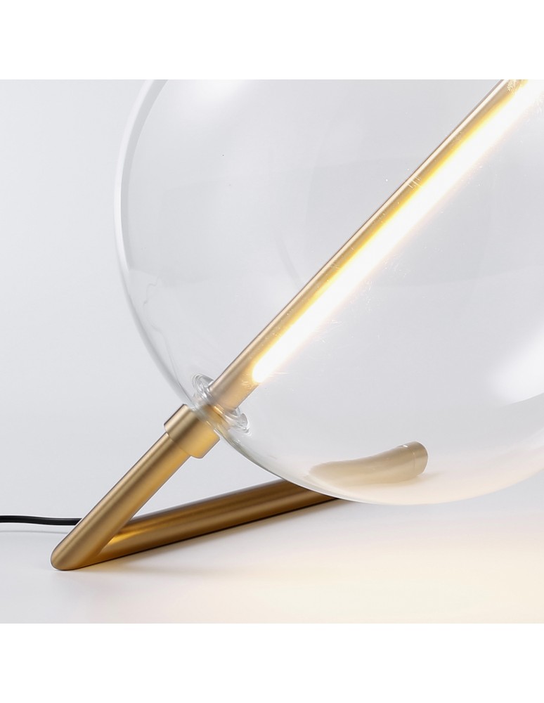 Lampy stołowe designerskie - Step into Design Lampa stołowa AMORE złota 25cm  - product kolory-swiatla.pl 3