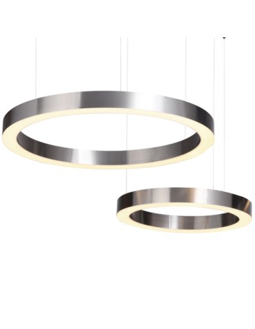 Step into Design Lampa wisząca CIRCLE 60+80 LED nikiel na 1 podsufitce - produkt 2