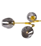 Step into Design Lampa wisząca MODERN ORCHID-9 złoto - szara 150cm Step into Design Lampa wisząca MODERN ORCHID-9 złoto - szara 150cm