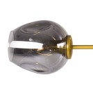 Step into Design Lampa wisząca MODERN ORCHID-9 złoto - szara 150cm Step into Design Lampa wisząca MODERN ORCHID-9 złoto - szara 150cm
