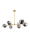 Step into Design Lampa wisząca MODERN ORCHID-9 złoto - szara 150cm