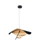Step into Design Lampa wisząca ENIGMA LED czarno złota 60cm Step into Design Lampa wisząca ENIGMA LED czarno złota 60cm