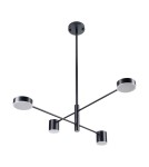 Lampy wiszące LED - Step into Design Lampa wisząca CLEX - 4P LED czarna 100cm - product 2