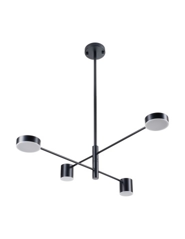 Step into Design Lampa wisząca CLEX - 4P LED czarna 100cm - produkt 2