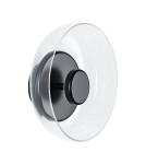 Step into Design Lampa ścienna DISCO LED czarna 23cm Step into Design Lampa ścienna DISCO LED czarna 23cm