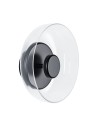 Step into Design Lampa ścienna DISCO LED czarna 23cm