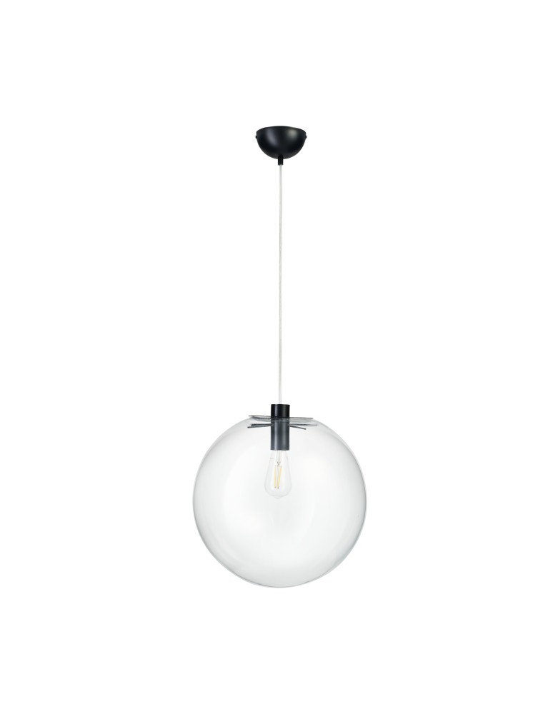 Step into Design Lampa wisząca TONDA czarna 40cm Step into Design Lampa wisząca TONDA czarna 40cm