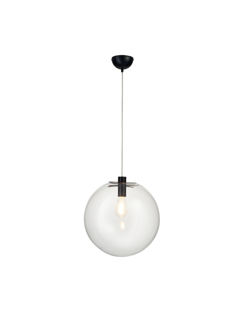 Step into Design Lampa wisząca TONDA czarna 40cm Step into Design Lampa wisząca TONDA czarna 40cm