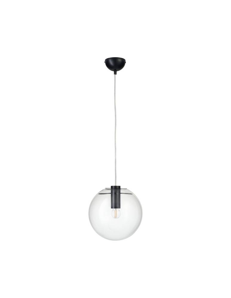 Step into Design Lampa wisząca TONDA czarna 25cm Step into Design Lampa wisząca TONDA czarna 25cm