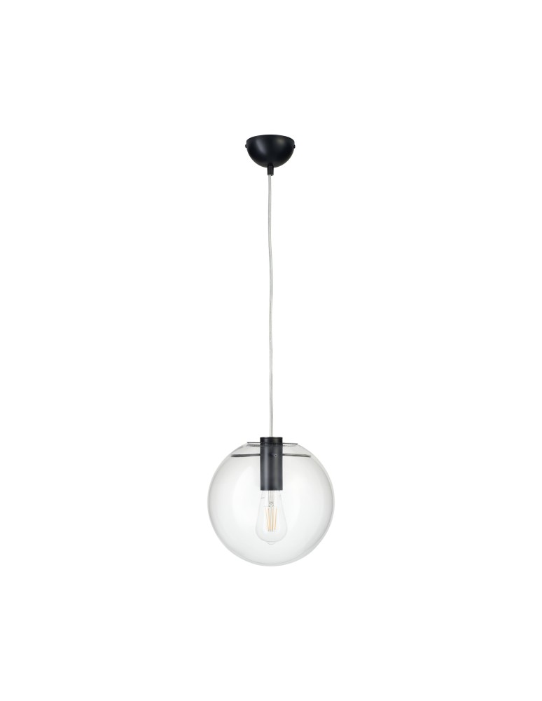 Step into Design Lampa wisząca TONDA czarna 25cm Step into Design Lampa wisząca TONDA czarna 25cm