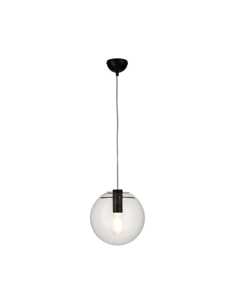 Step into Design Lampa wisząca TONDA czarna 25cm Step into Design Lampa wisząca TONDA czarna 25cm