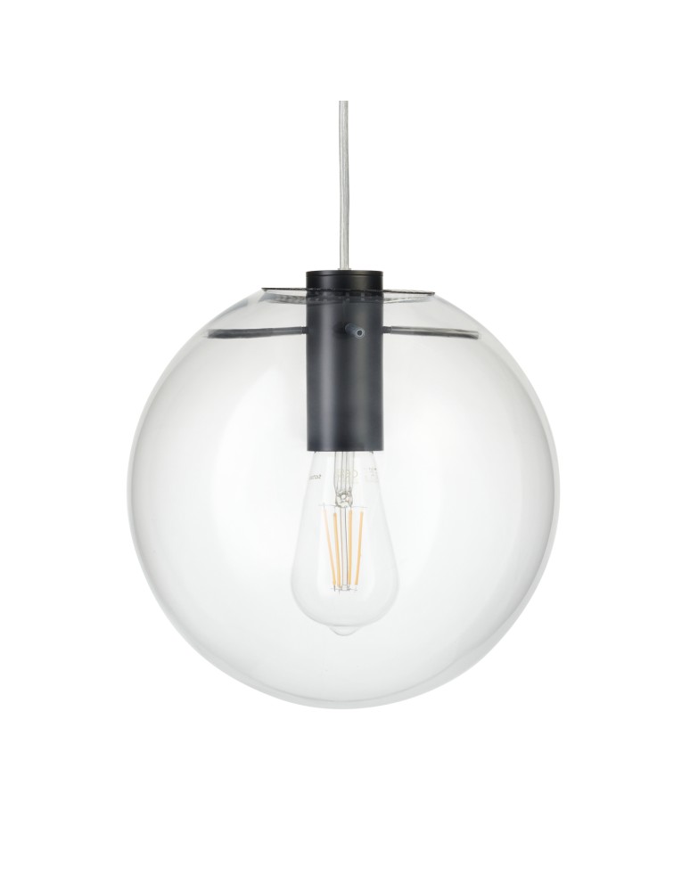 Step into Design Lampa wisząca TONDA czarna 25cm Step into Design Lampa wisząca TONDA czarna 25cm
