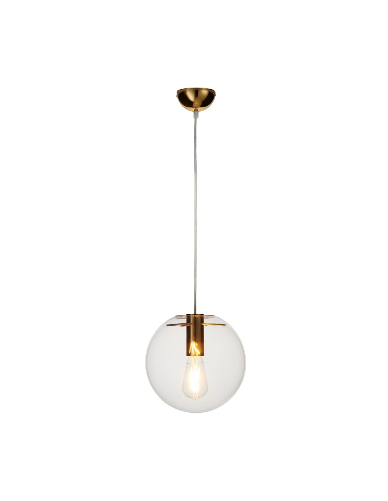 Step into Design Lampa wisząca TONDA złota 25cm Step into Design Lampa wisząca TONDA złota 25cm
