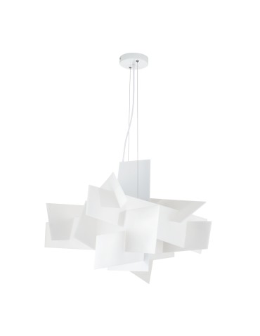 Step into Design Lampa wisząca FAME biała 65cm