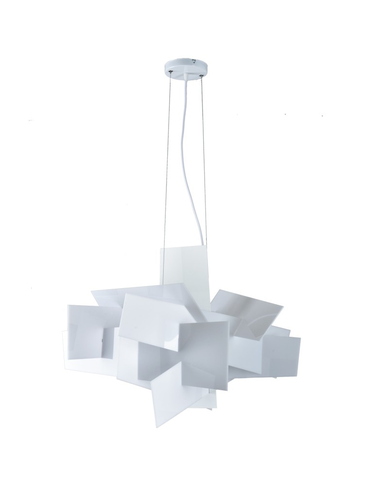 Step into Design Lampa wisząca FAME biała 65cm Step into Design Lampa wisząca FAME biała 65cm