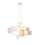 Step into Design Lampa wisząca FAME biała 65cm Step into Design Lampa wisząca FAME biała 65cm