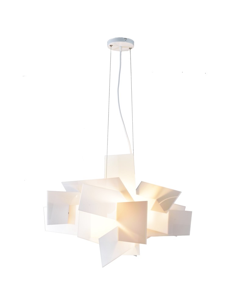 Step into Design Lampa wisząca FAME biała 65cm Step into Design Lampa wisząca FAME biała 65cm