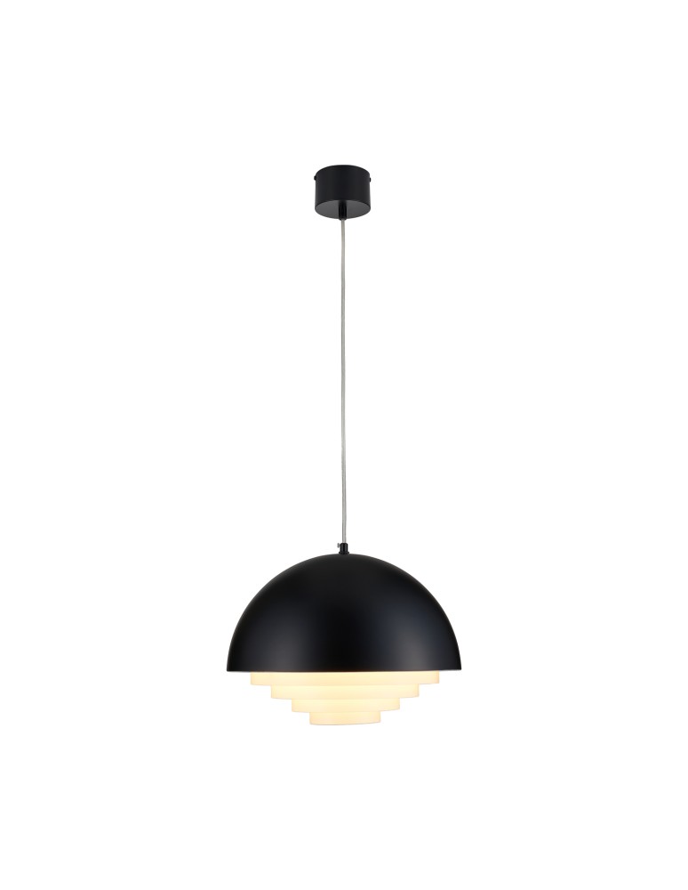 Step into Design Lampa wisząca DIVERSO czarna matowa 35cm Step into Design Lampa wisząca DIVERSO czarna matowa 35cm