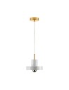 Step into Design Lampa wisząca UNIVERSO marmurowo złota 18cm            