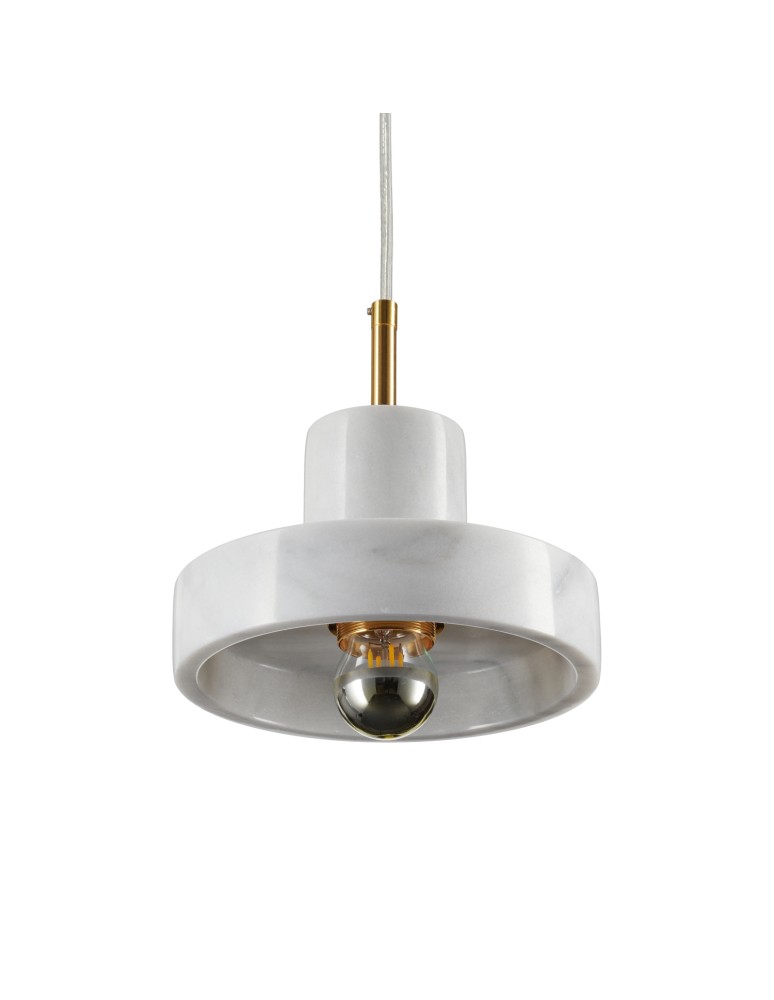 Step into Design Lampa wisząca UNIVERSO marmurowo złota 18cm